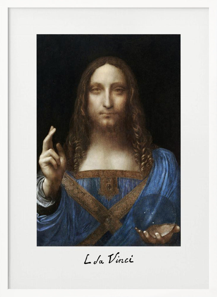 Salvator Mundi (circa 1500) Poster