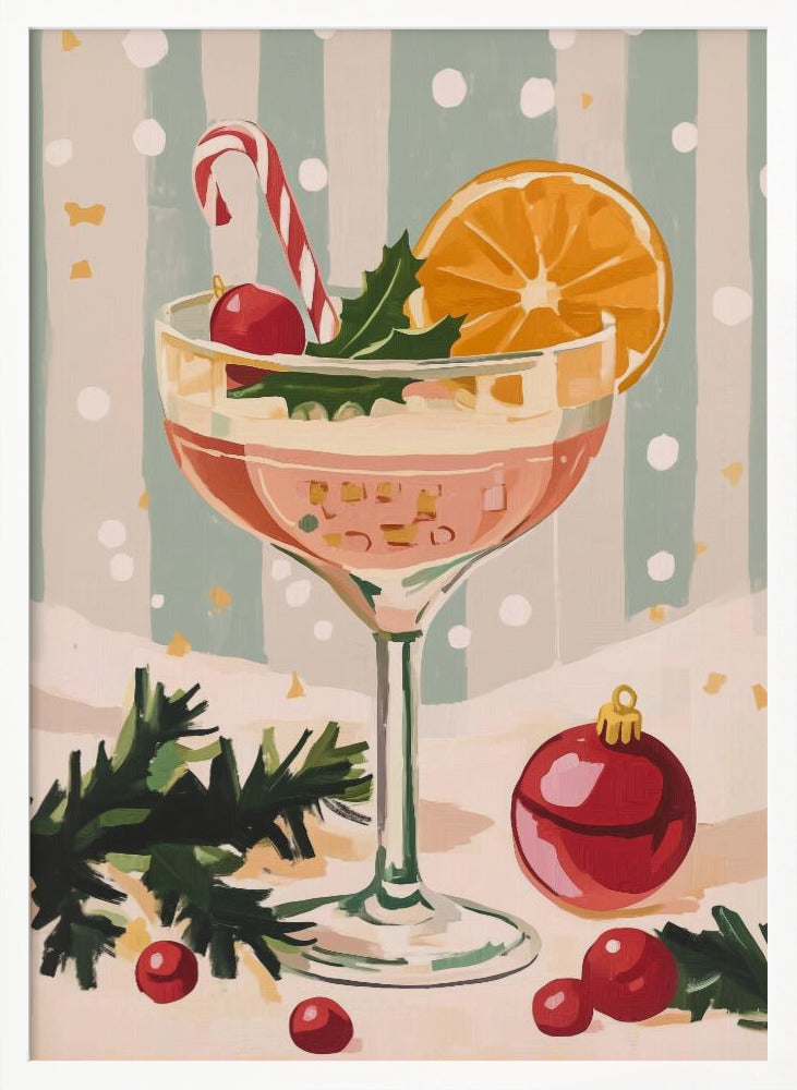 Christmas Cocktail Poster