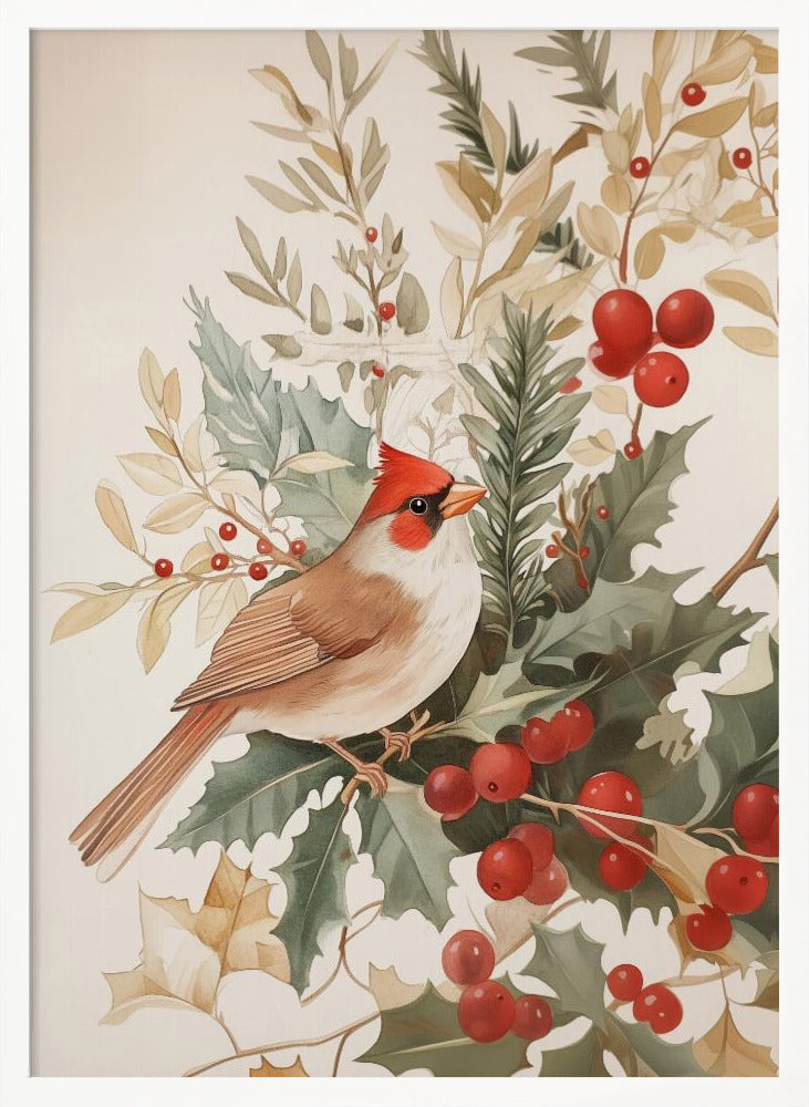 Christmas Bird Poster