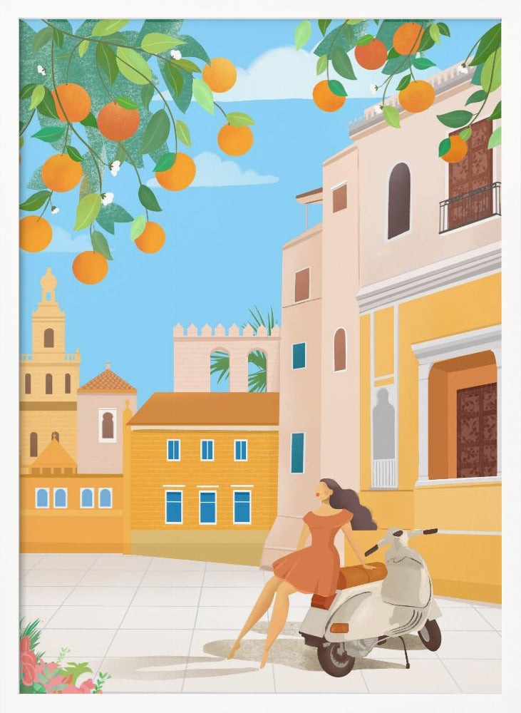 Seville Oranges, Spain Poster