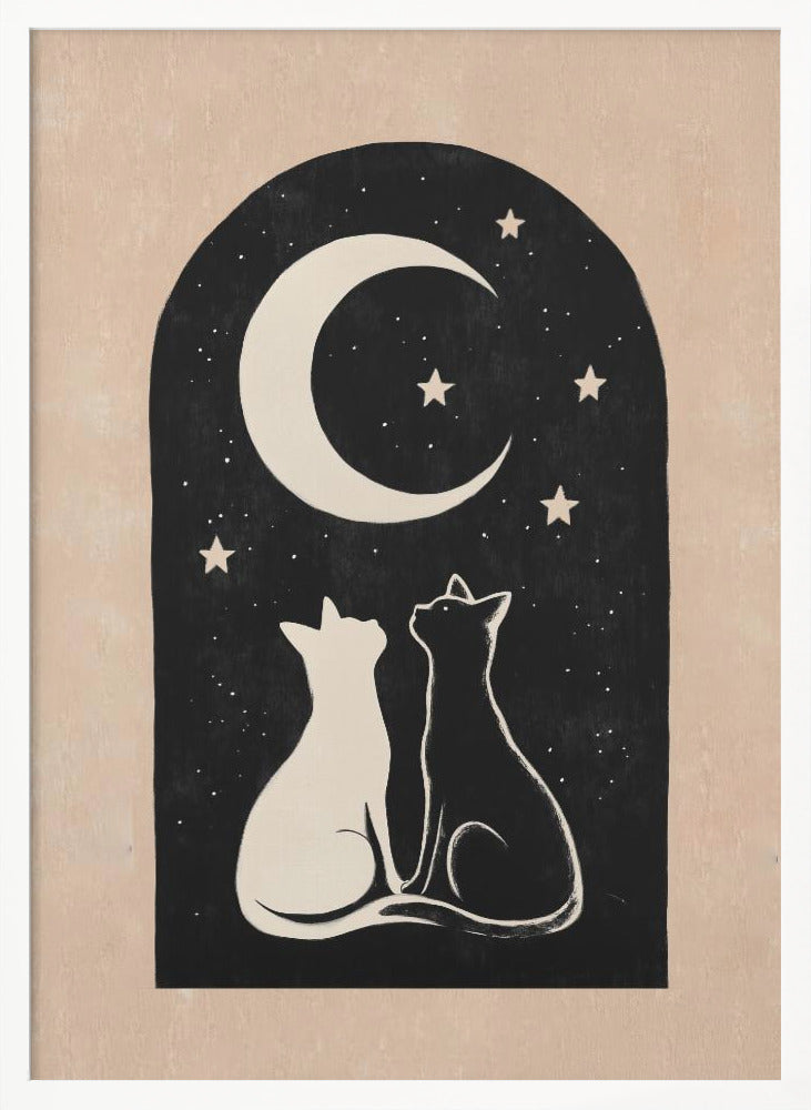 Couple Cats Poster