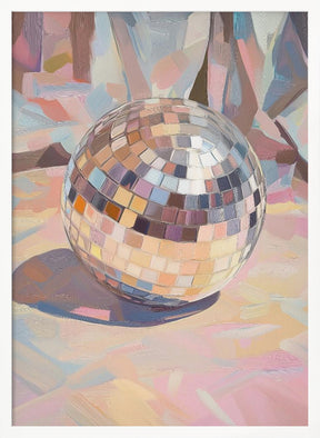 Pastel Disco Ball Poster