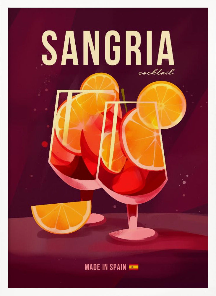 Sangria Cocktail Poster