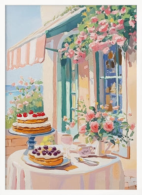 French Dessert Cafe Poster