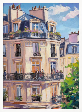 Paris Building Poster