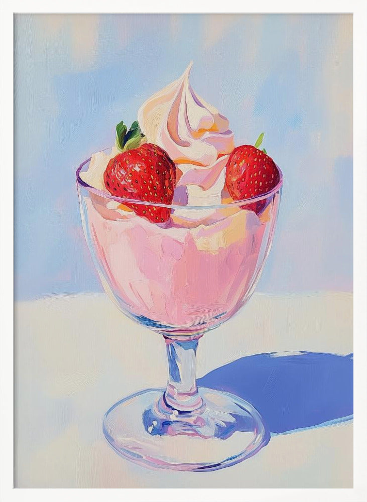 Strawberry Milk Shake Poster