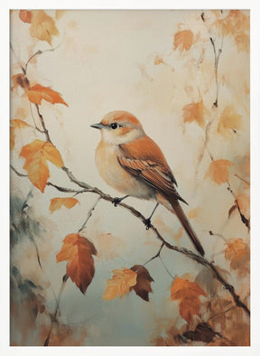 Autumn Bird Poster