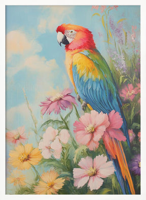 Colorful Parrot Poster