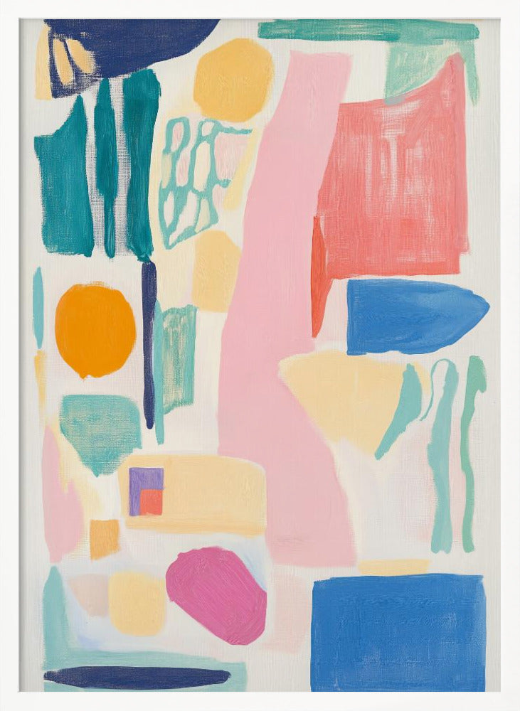 Abstract Colorful Geometry Poster