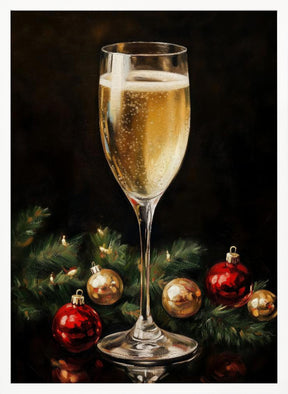 Christmas  Champagne Poster