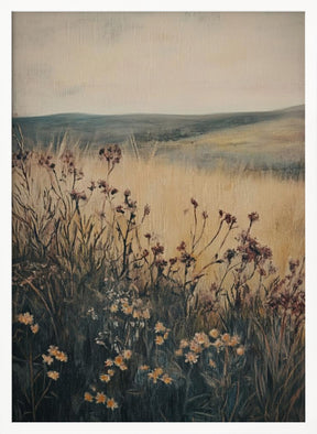 Landscape Wild Flower Poster