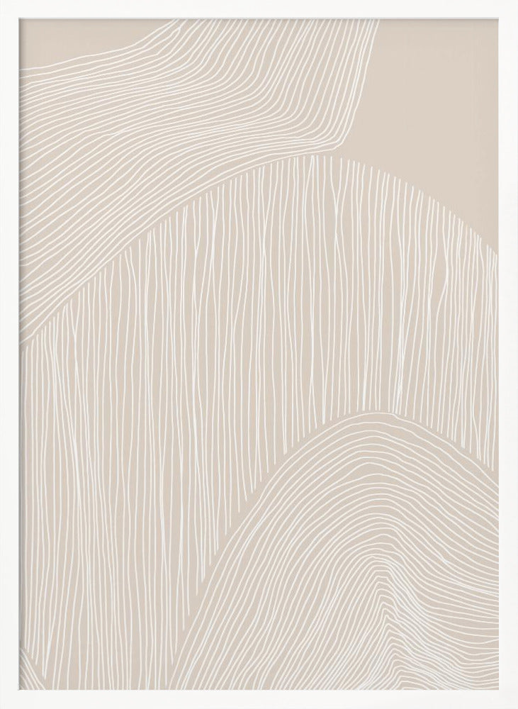 Abstract Line Art Poster