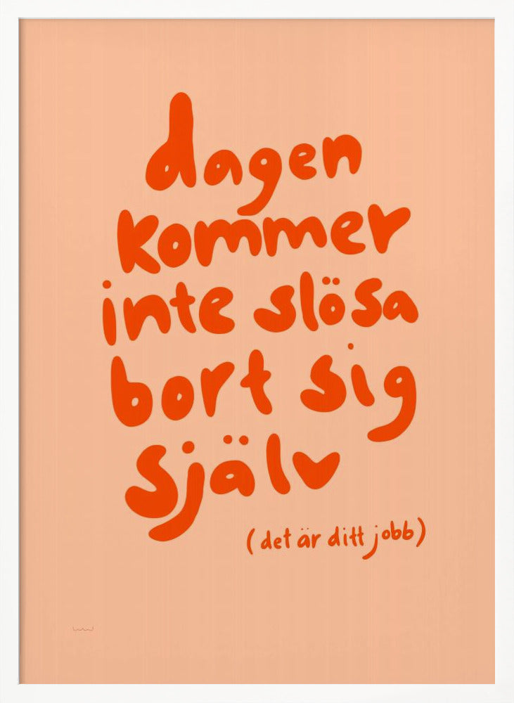 SLÖSERIER Poster