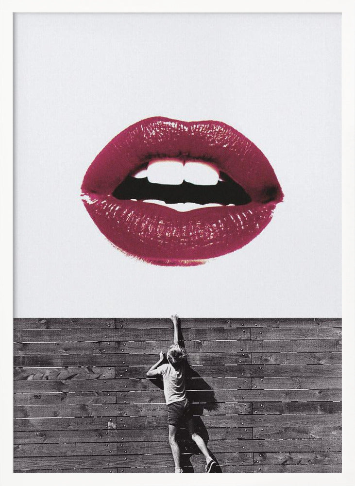 Curious Lips Poster