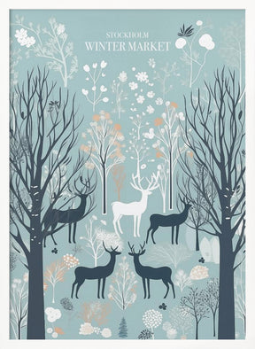 Stockholm Winter Market Poster