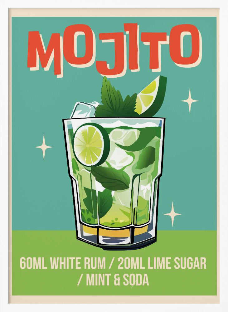 Mojito Cocktail Poster