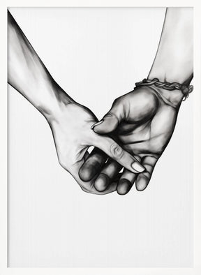 Holding Hands Poster