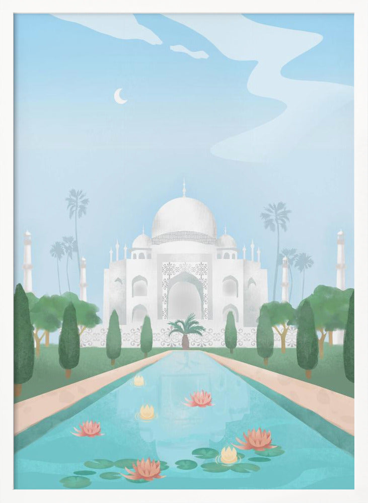 Taj Mahal, India Poster