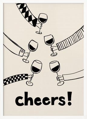 Cheers! Wine Celebration Poster