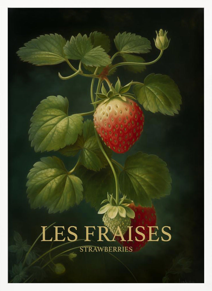 Les Fraises - Strawberries Poster