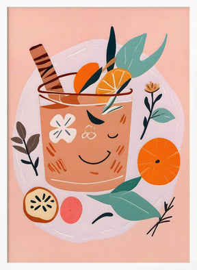 Cinnamon & Orange Cocktail Poster