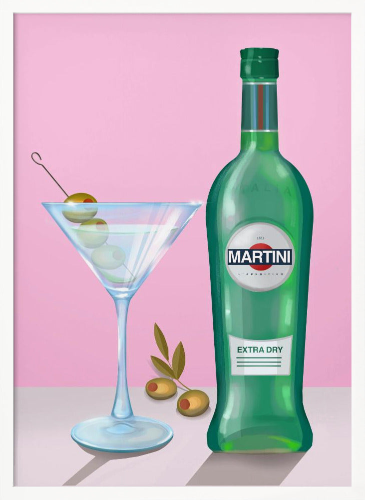 Martini Cocktail Poster