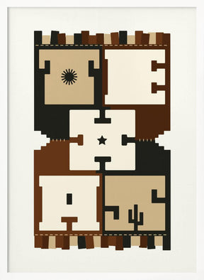 Carpet Texas wall art Poster