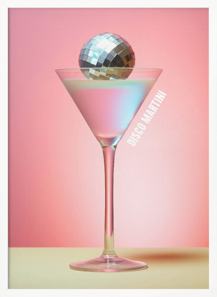 Disco Martini Poster