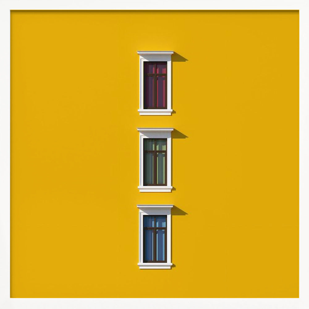 Three Windows Poster