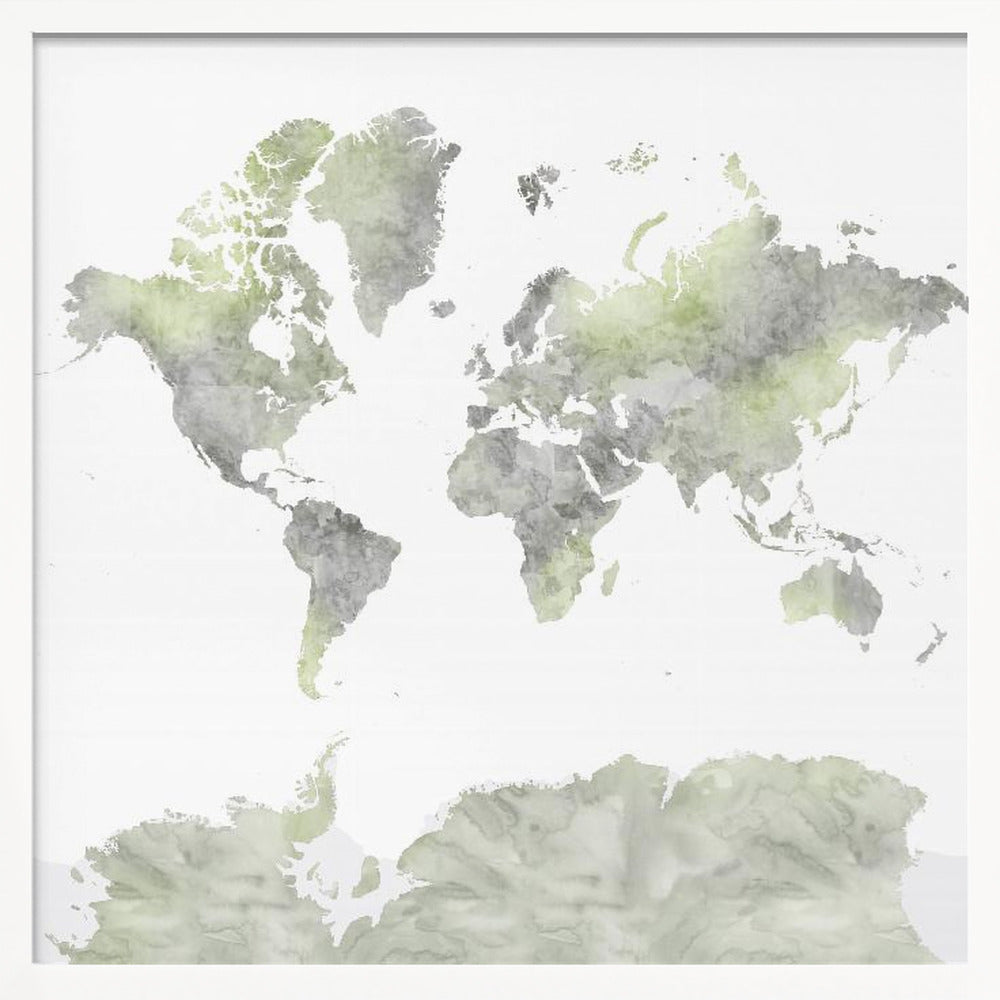 Hollace world map Poster