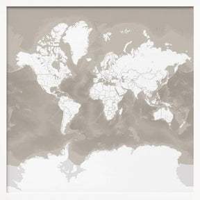 Orien world map Poster