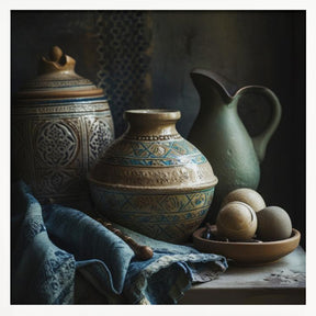 Moroccan Still Life No 3 Poster