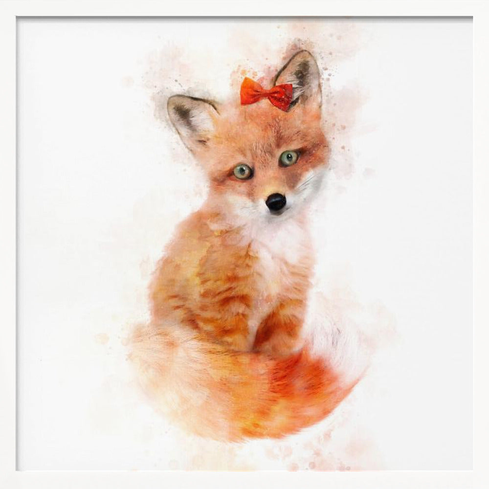 Baby Fox Poster