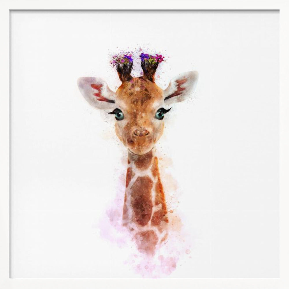 Baby Giraffe Poster