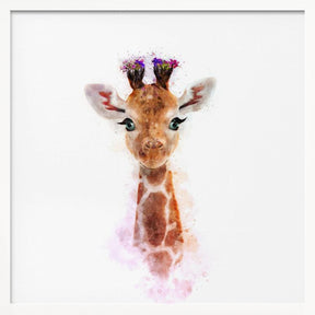 Baby Giraffe Poster