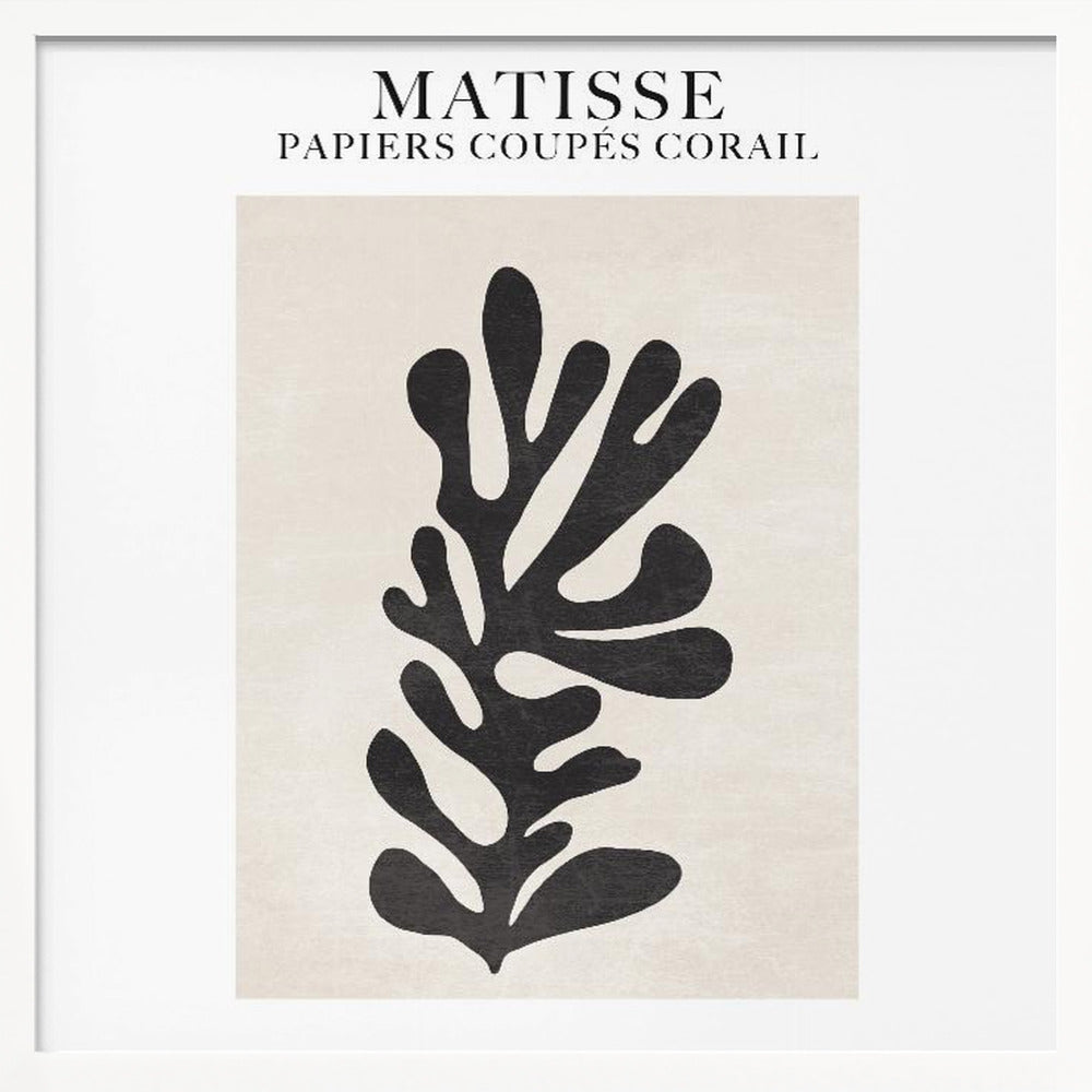 Light   Papier Découpé Coral Copy Poster