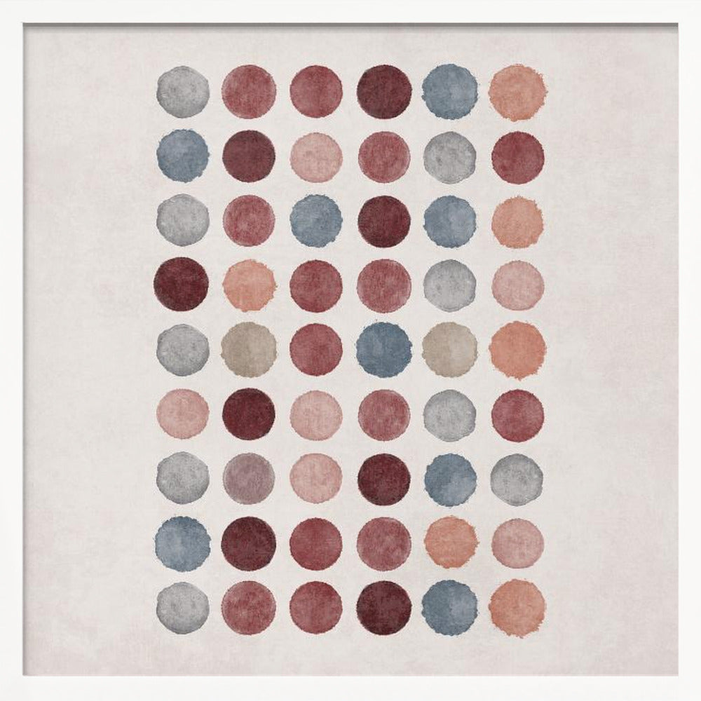 Watercolor Dots Poster