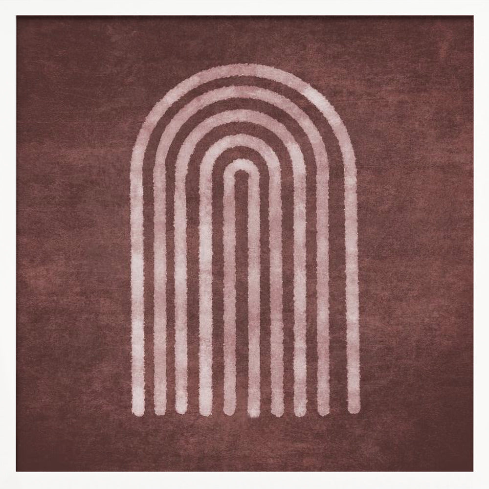 Visne Watercolor Rainbow Poster