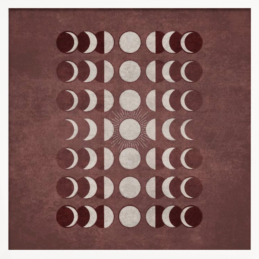 Visne Moons Phases Poster