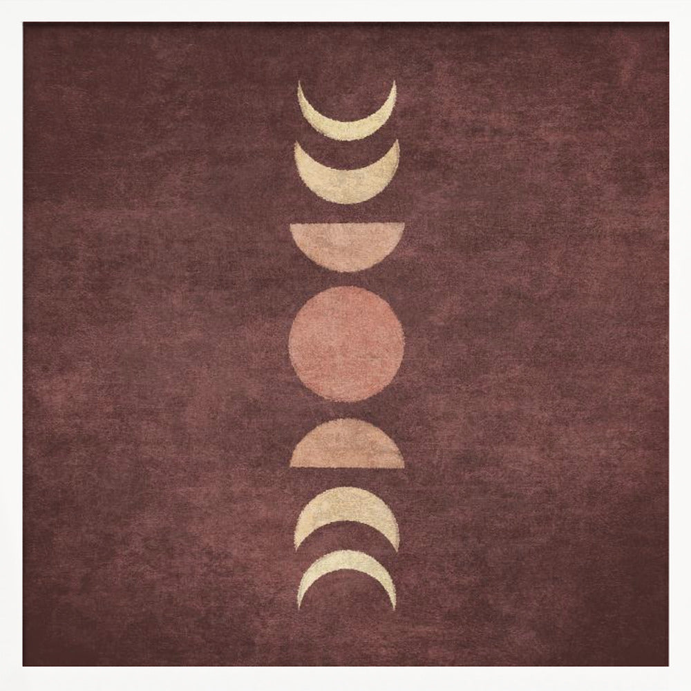 Visne Moon Phases Poster
