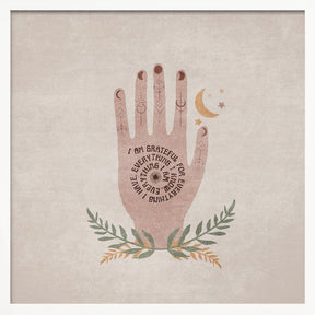 Hand Positive Poster