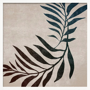 Twisted Palm Leaf Poster