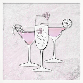 Pink Drinks Poster