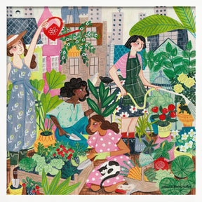 Urban Gardening in the City Poster