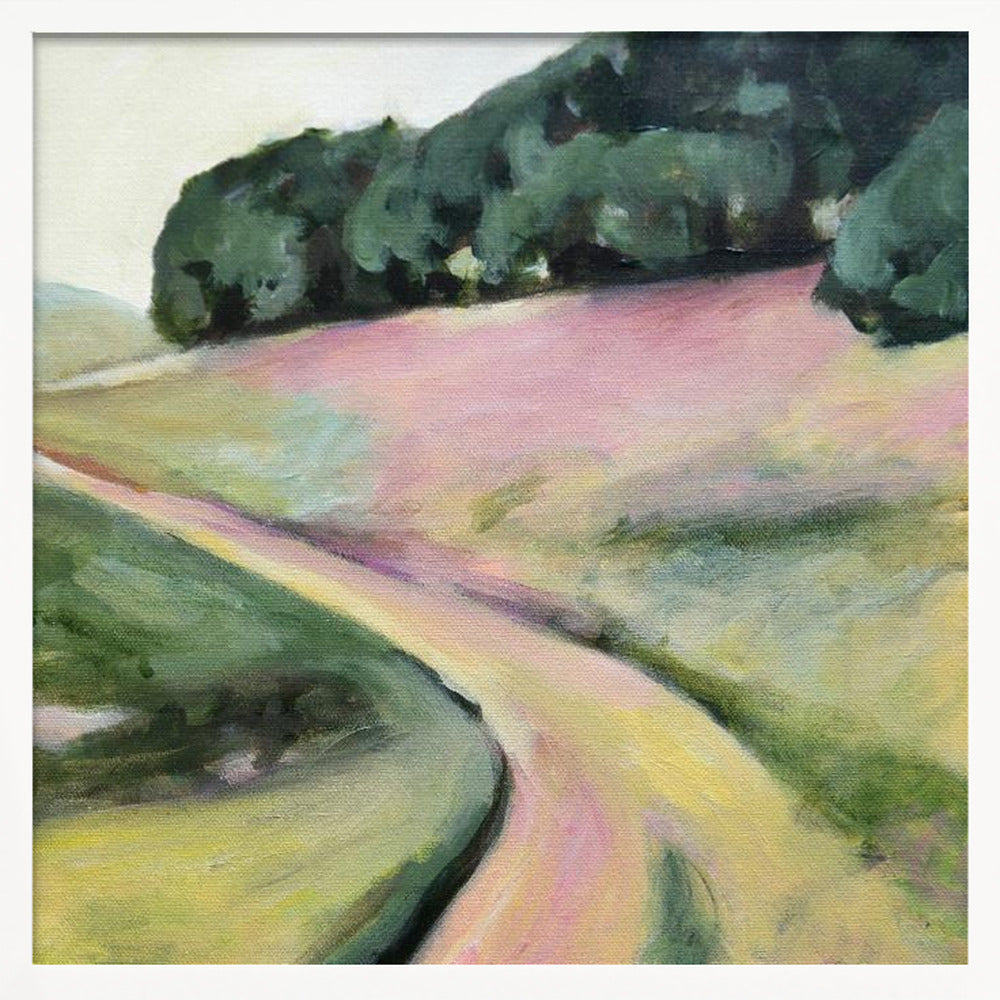 Pink Hills of Ca Poster