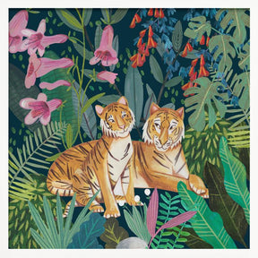 Tigers in the Jungle Poster