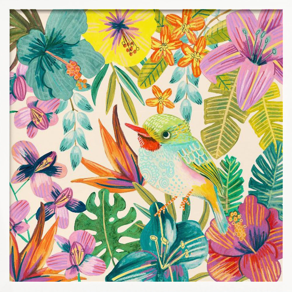 Tropical Bird Poster