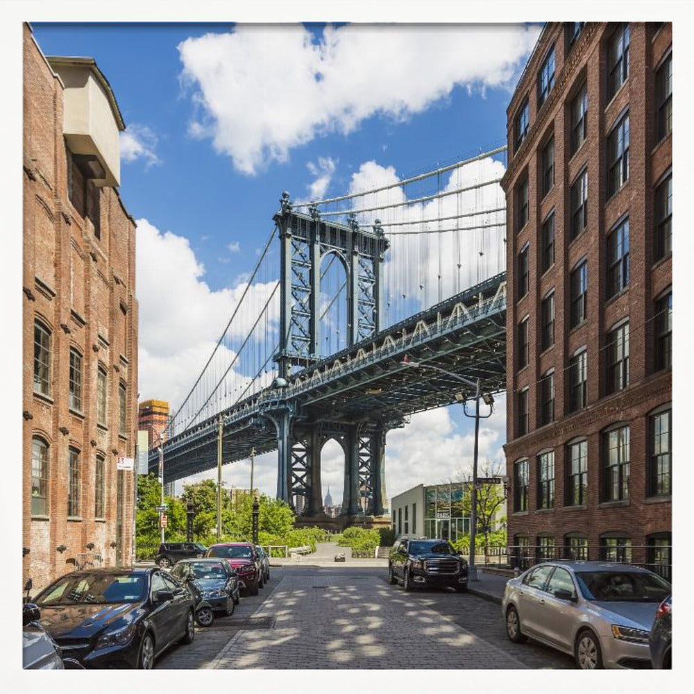 NEW YORK CITY Manhattan Bridge Poster