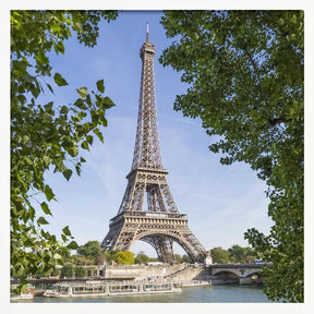 PARIS Eiffel Tower &amp; River Seine Poster