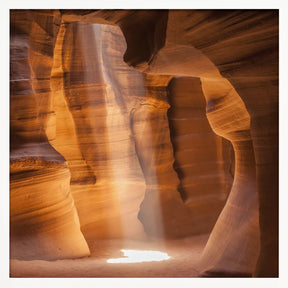 ANTELOPE CANYON Lightbeam Poster